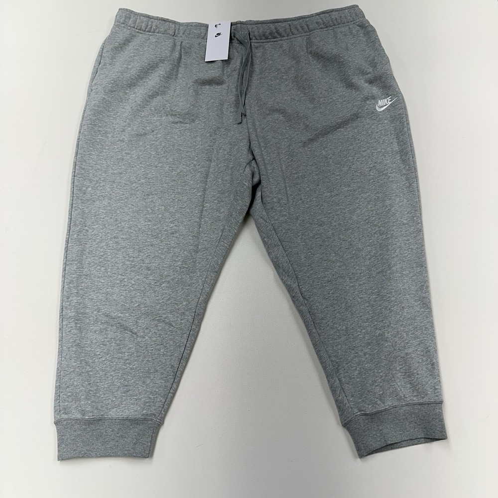 Nike Club Fleece Jogger Sweatpants DV5085-010 Women's 3X Gray Plus Size Training